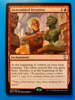 MTG 1x Determined Iteration 45 Streets of New Capenna Magic the Gathering x1 NM - Image 1