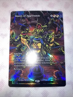Waves of Aggression (Borderless) Teenage Mutant Ninja Turtles Source Material... - Image 1