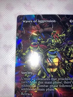 Waves of Aggression (Borderless) Teenage Mutant Ninja Turtles Source Material... - Image 2