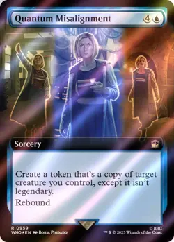 Quantum Misalignment (Extended Art) (Surge Foil) Universes Beyond: Doctor Who... - Image 1