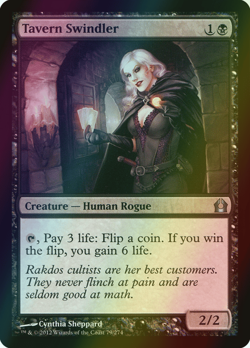 MTG Tavern Swindler Foil ** Return to Ravnica ** English - Image 1