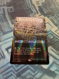 MTG Borderless Dragonscale Foil Verdant Catacombs Special Guests - Tiny Indent - Image 4