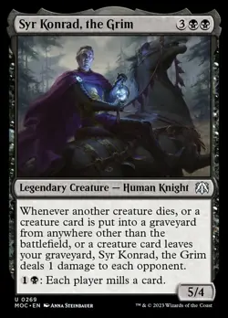 1 x Syr Konrad, the Grim - Commander: March of the Machine - NM-Mint - MTG - Image 1