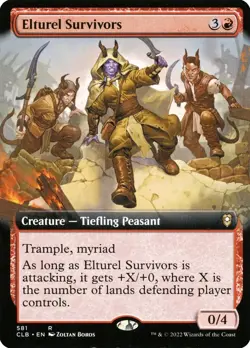 MTG Elturel Survivors Extended Art ** Battle for Baldur's Gate ** English - Image 1