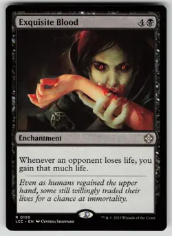 Exquisite Blood Normal R Commander: The Lost Caverns of Ixalan 195 NM - Image 1