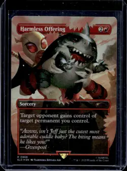 2025 Magic The Gathering Marvel Harmless Offering Borderless #0868 - Image 1