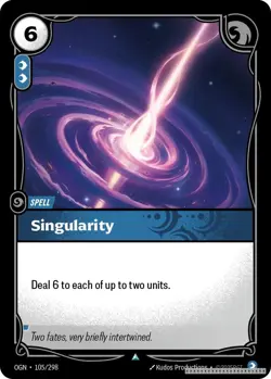 Singularity [OGN - 105/298] - LP [Normal] TCG Riftbound - Image 1
