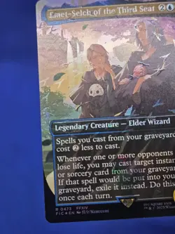 MTG Commander Final Fantasy Emet-Selch of the Third Seat 0473 Borderless Chocobo - Image 5