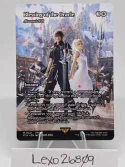 Blessing Of The Oracle - Akroma's Will (Showcase) NON FOIL / Final Fantasy MTG - Image 1