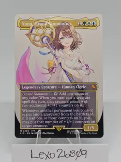 Yuna, Grand Summoner (Borderless) Final Fantasy MTG / NON FOIL - Image 1