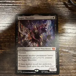 Mint/Near-Mint, English - 1 x MTG Super Shredder Teenage Mutant Ninja Turtles - Image 1