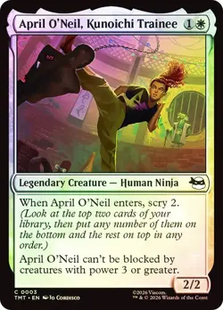 Foil April O'Neil, Kunoichi Trainee [TMNT] MTG - Image 1