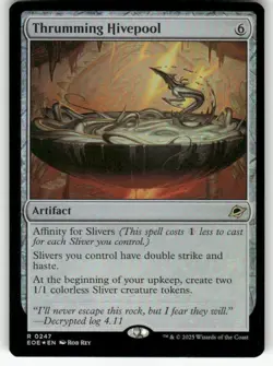MTG - Thrumming Hivepool - FOIL - Edge of Eternities (NM) - Image 1