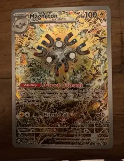 Magneton Black Star Promo 159 Pokemon Surging Sparks Center Stamp - Image 1