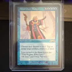 Magic: The Gathering Mind Over Matter Blue Enchantment 1998 Keith Parkinson - Image 1