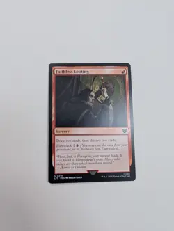 MTG - Faithless Looting - Commander: Lord of The Rings NM/M Condition - Image 1