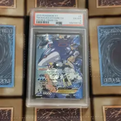 Pokemon Team Aqua's Kyogre EX Double Crisis Full Art Holo Ultra Rare PSA 6 6/34 - Image 1