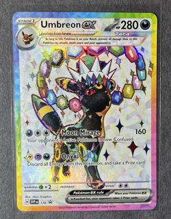 Prismatic Evolutions Umbreon EX 176 & Espeon EX 175 Black Star Promos Pokemon - Image 2