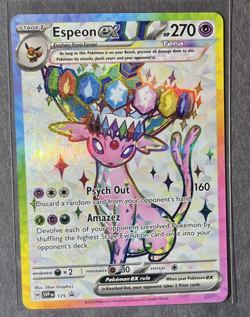 Prismatic Evolutions Umbreon EX 176 & Espeon EX 175 Black Star Promos Pokemon - Image 3