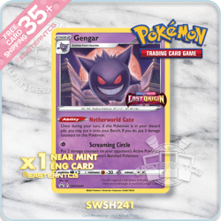 SINGLES Gengar SWSH241 – SWSH Promos – Pokemon Cards TCG – NM - Image 1