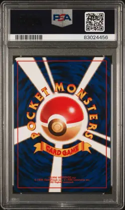 1996 POKEMON BASE SET JAPANESE #1 BULBASAUR PSA 9 - Image 2