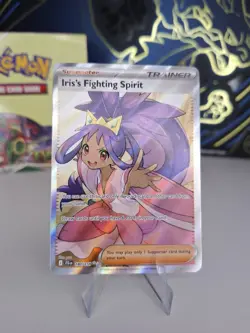 Iris's Fighting Spirit 180/159 Journey Together Pokemon Card. Pack Fresh.... - Image 1
