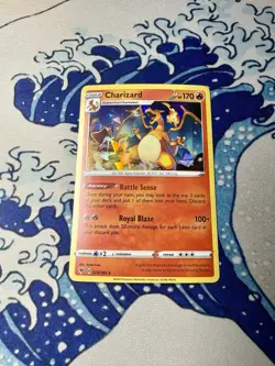 Charizard 25/185 Cracked Ice Holo Rare Deck Exclusive Pokemon 2020 Vivid Voltage - Image 1