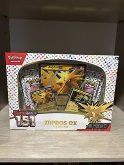 Pokemon TCG Scarlet & Violet 151 Zapdos Ex Collection BRAND NEW SEALED Pokemon - Image 1