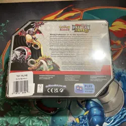 Pokemon Scarlet & Violet Paldean Fates Tin Shiny Charizard ex SEALED - Image 2