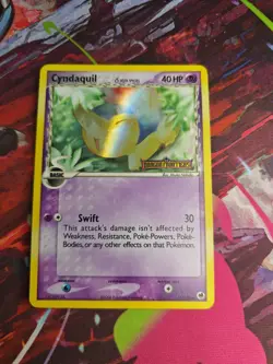 Pokemon TCG Cyndaquil Delta Species 45/101 EX Dragon Frontiers Reverse Holo 40HP - Image 2