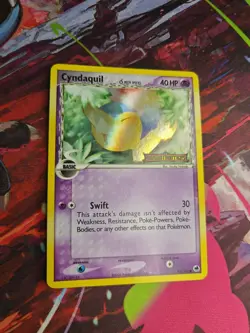 Pokemon TCG Cyndaquil Delta Species 45/101 EX Dragon Frontiers Reverse Holo 40HP - Image 3