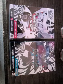 Pokemon TCG Black Bolt and White Flare Booster Bundles Factory Sealed - Image 1
