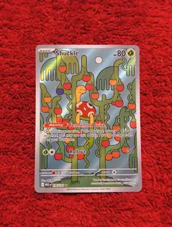 Pokemon Shuckle #136/132 English Mega Evolution Illustration Rare - Image 2