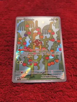 Pokemon Shuckle #136/132 English Mega Evolution Illustration Rare - Image 3