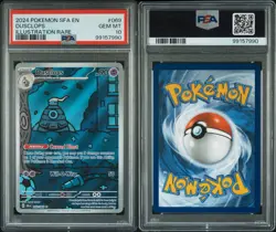 2024 Pokemon Dusclops 069/064 SV Shrouded Fable Illustration Rare Holo PSA 10 - Image 3