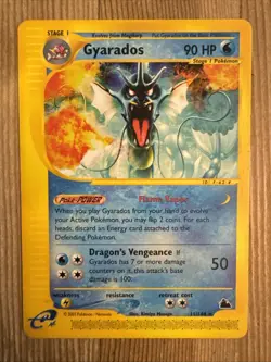 Gyarados 11/144 Skyridge Rare Non-Holo Vintage WOTC eReader Pokemon TCG LP/MP - Image 1