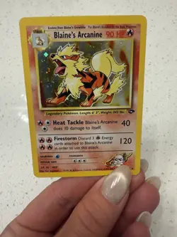 Pokemon TCG Erika's Venusaur Gym Challenge Holo And Blaine’s Arcanine - Image 3