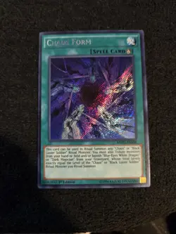 Yugioh Chaos Form MVP1-ENS08 Secret Rare 1st Ed - Image 1