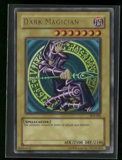 Dark Magician SDY-006 Ultra Rare Starter Deck: Yugi Yu-Gi-Oh Heavily Played - Image 1