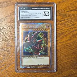 Dark Magician RA04-EN106 Platinum Secret Rare 1st Edition CGC 8.5 Yu-Gi-Oh! - Image 1