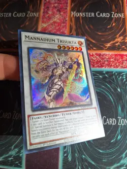 Yu-Gi-Oh! Mannadium Trisukta AGOV-EN037 Ultra Rare 1st Edition Near Mint - Image 2