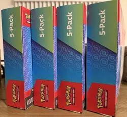 Pokemon Scarlet & Violet - Paldean Fates 5-pack Mini Tins / Costco Bundle - Image 3