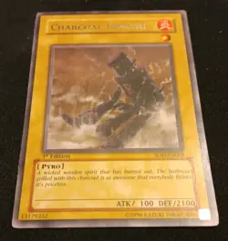 YuGiOh TCG - Charcoal Inpachi SOD-EN001 - 1st Edition Foil Rare LP! - Image 2