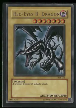Red-Eyes B. Dragon SDJ-001 Ultra Rare Starter Deck: Joey Yu-Gi-Oh Heavily Played - Image 1