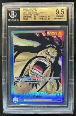 2022 One Piece Romance Dawn Kaido Alternate Art #OP01-061 BGS 9.5 - Image 1