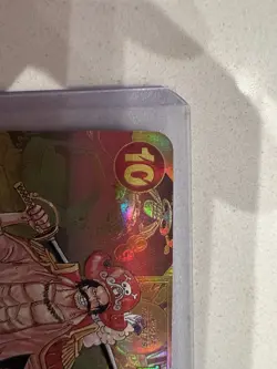 Bandai One Piece CCG Gol D. Roger OP09-118 Secret Rare Rush Holo Emperors Card - Image 3