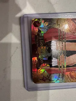 Bandai One Piece CCG Gol D. Roger OP09-118 Secret Rare Rush Holo Emperors Card - Image 5