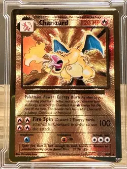 2021 Pokemon Charizard Gold Metal Celebrations UPC Ultra Premium #4 - Image 1