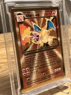 2021 Pokemon Charizard Gold Metal Celebrations UPC Ultra Premium #4 - Image 3