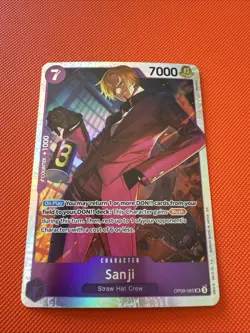 Bandai One Piece Sanji OP09-065 Emperors New World Rush Super Rare Foil 7000 - Image 1